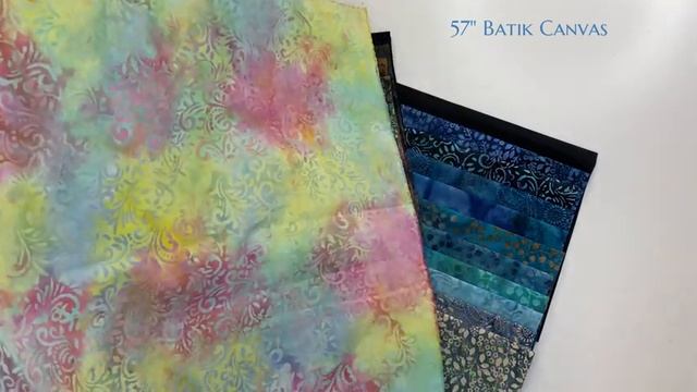 Fabric Friday | * NEW * Batik Canvas Two Fantastic Weights смотреть онлайн