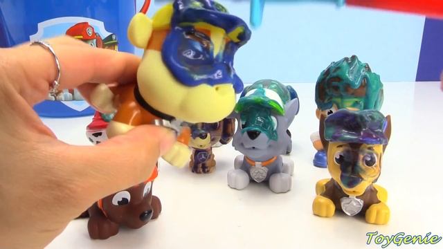 New Paw Patrol Pup Squirters Everest, Ryder and Robo Dog смотреть онлайн