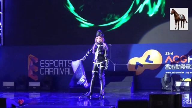 第23屆香港動漫電玩節 動漫Cosplay大賽 《Yukine》雪音《Lanze Reiter》蘭茲雷特《Falslander》暗黑槍騎兵 смотреть онлайн