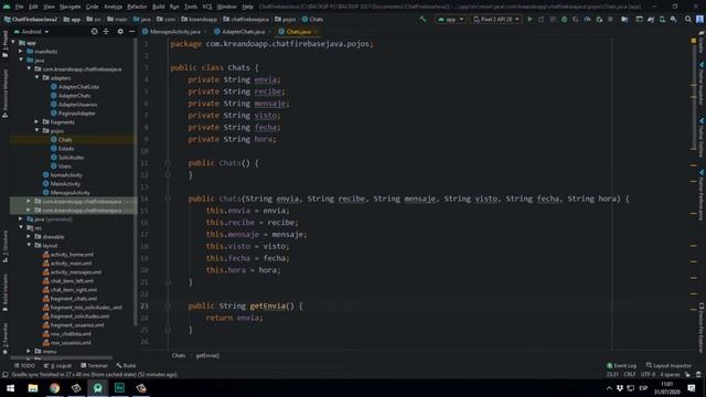Crear chat con firebase y java parte 11 ?? (tutorial 2020) смотреть онлайн