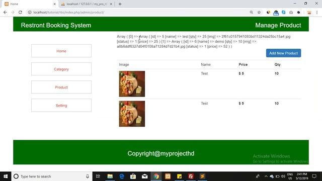 online restaurant management system project in php codeigniter project tutorial with ajax Part 33 смотреть онлайн