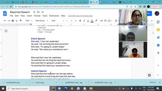 Direct Indirect Speech | Reported Speech in English Grammar смотреть онлайн