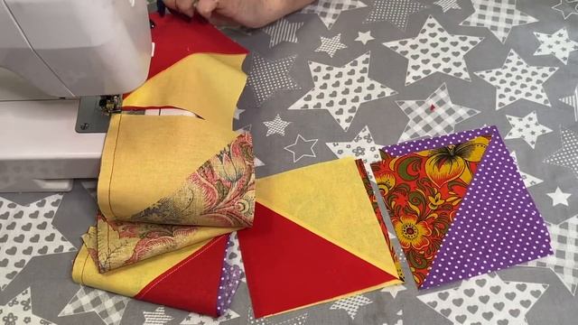 КРАСИВЫЙ ЛОСКУТНЫЙ УЗОР "ЖГУТЫ" мастер класс Гелла Чара смотреть онлайн