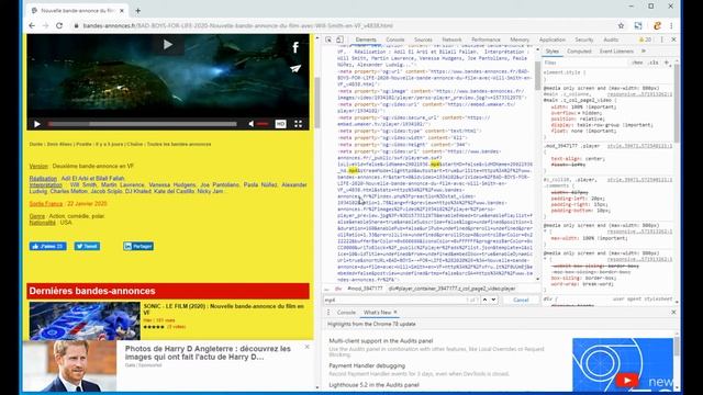 Récupérer le lien d'une vidéo en inspectant Google Chrome смотреть онлайн