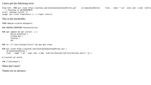 DevOps & SysAdmins: error: unknown switch `a' caused by git смотреть онлайн