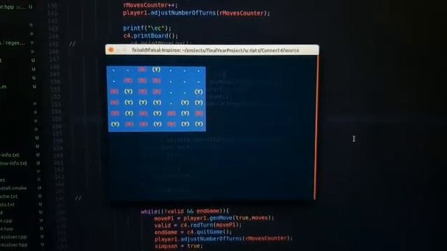 connect4 player (C++ lookup table) смотреть онлайн