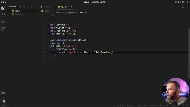 Build a File Splitter with Node.js Automation смотреть онлайн