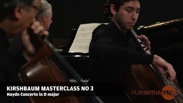 Kirshbaum cello masterclass, Haydn D major concerto смотреть онлайн