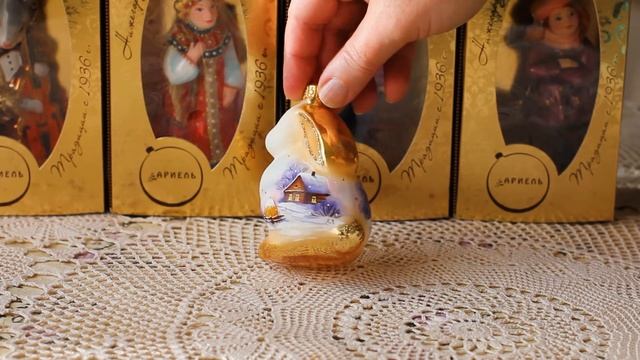 Ёлочная игрушка фабрики Ариель Зайчонок из серии Акварель смотреть онлайн