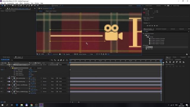 Как сделать титры как в фильме Джентльмены | After Effects смотреть онлайн