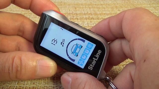 Установка часов и будильника на брелке сигнализации StarLine A63 A93 | Функции брелка смотреть онлайн
