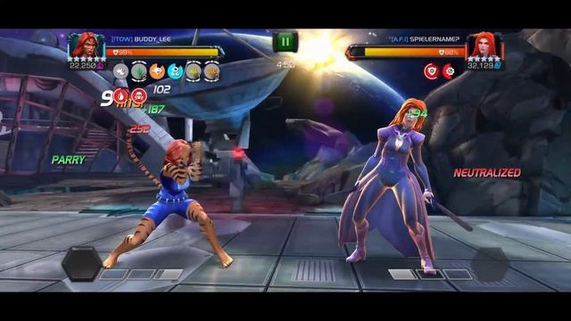 Alliance War! Tigra VS Medusa, Strike Counter - Combat Power Node made EASY смотреть онлайн