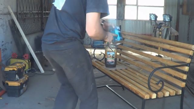 Садовая скамейка для дачи своими руками смотреть онлайн