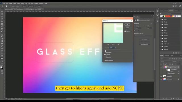 Glass effect - Photoshop tutorial ( 2 free fonts !!!) смотреть онлайн