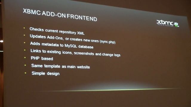 XBMC DevCon 2013 - Day 2, Part 10 - Add-ons website frontend смотреть онлайн