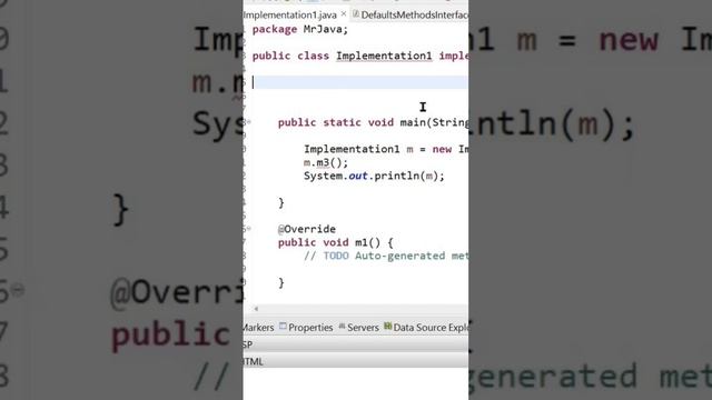 Defaults Method in java 8 смотреть онлайн