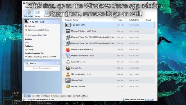Easily Uninstall Microsoft Edge (Windows 10/11) смотреть онлайн