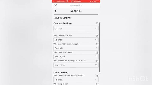 How to CHANGE PRIVACY SETTINGS! (Roblox mobile) смотреть онлайн