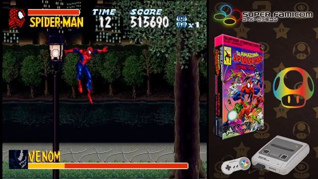 Longplay: The Amazing Spider-Man: Lethal Foes - Game #593 - Super NT смотреть онлайн