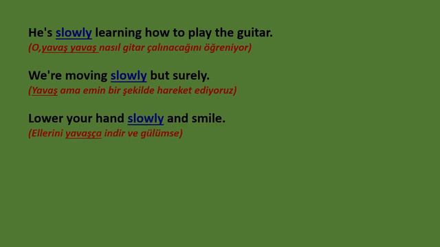 10 Sentences with 'SLOWLY' смотреть онлайн