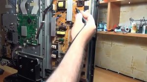 Пример урока из видео курса по ремонту ЖК телевизоров и мониторов