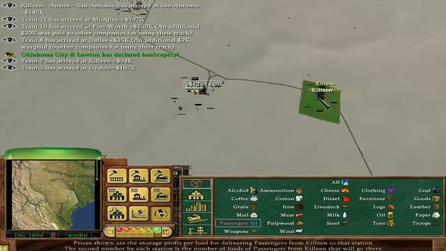Railroad Tycoon 3 - Texas Oil - Hard difficulty. Fun easy map. смотреть онлайн
