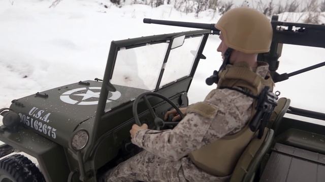 Jeep Willys MB готовый к любому бою! ... Большой внедорожник 1/6 от RocHobby