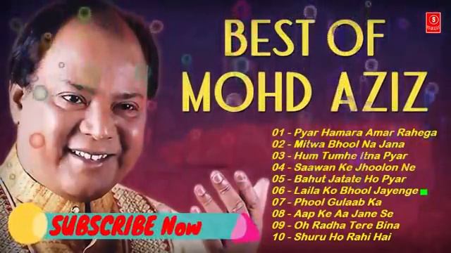 Mohammed Aziz Old Is Gold Bollywood Songs Collection