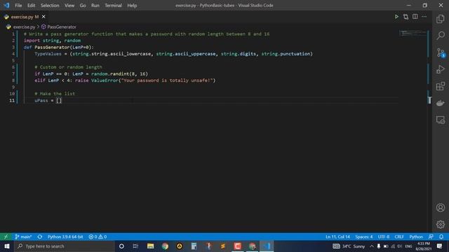 Secure yourself using random passwords! ? (simple but enough password generator) смотреть онлайн