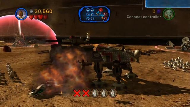 LEGO Star Wars III: The Clone Wars Walkthrough - Part 2 - Battle of Geonosis смотреть онлайн