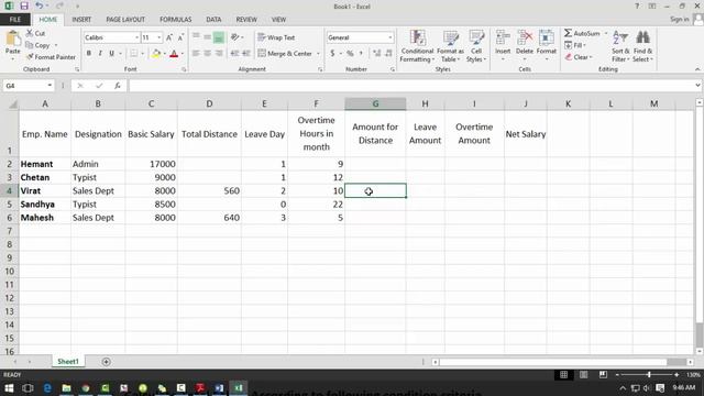 Payroll- Formula Exercise 3 - Excel Formula PDF Solution series - Part -11 | Excel Tutorial PDF смотреть онлайн