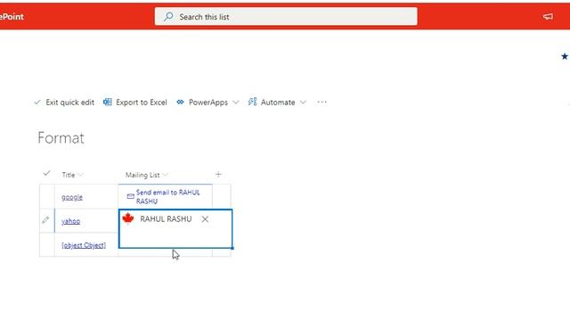 How to Send Emails Using SharePoint List Columns Using Column Formatting by JSON смотреть онлайн