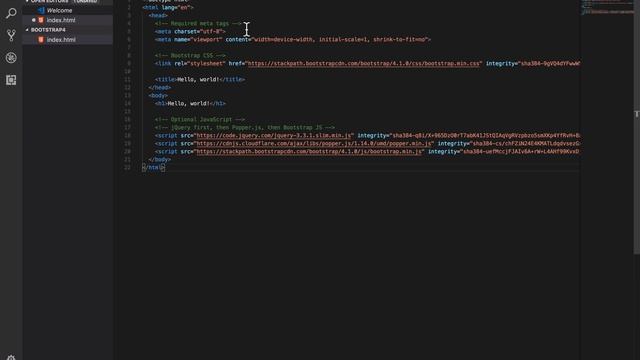 Bootstrap 4 Series #1 Introduction смотреть онлайн