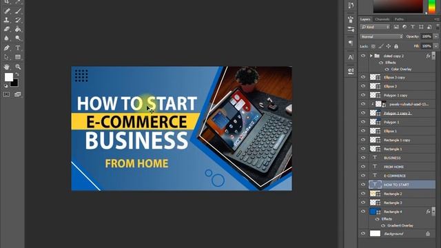 eCommerce thumbnail in Photoshop 2022 смотреть онлайн