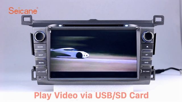 Android 8.0 2013-2017 Toyota RAV4 CD Radio DVD GPS Head Unit with Bluetooth Music SWC смотреть онлайн