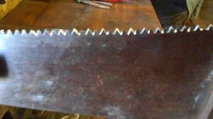 ???Как заточить пилу.Ножовку.Простой способ