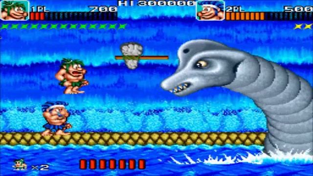 Joe & Mac: Caveman Ninja (1991) // Arcade Games // 1️⃣ смотреть онлайн