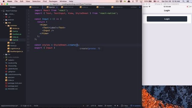 React Native Tutorial - Part 4 - Login Form - Arabic (بالعربي) смотреть онлайн