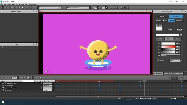 Enve. 2d animation. How to add Grain texture. смотреть онлайн