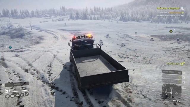 SnowRunner.Россия.Кольский полуостров.Ковдозеро.Кабинная лихорадка смотреть онлайн