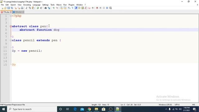 object oriented php tutorial in bangla abstract classes смотреть онлайн
