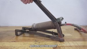 Реставрация ножного насоса «Рекорд» 1960-х годов