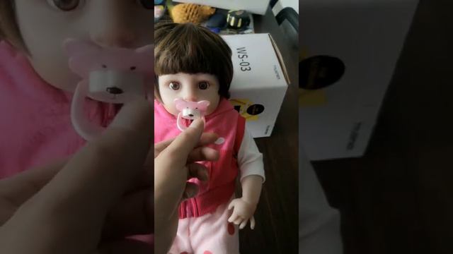 Bebê Boneca Reborn 100% Silicone 47cm Olhos Castanhos Ig-500 смотреть онлайн