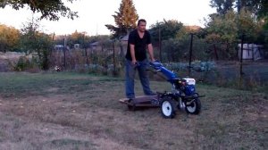 Каток для газона к мотоблоку