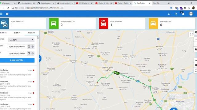 GPS vehicle tracking Software with beautiful Admin Dashboard , See smooth movement of Marker смотреть онлайн