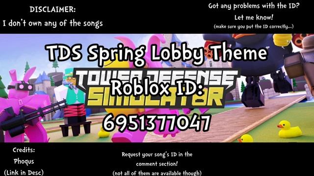 TDS Spring Lobby Theme | Roblox ID! смотреть онлайн