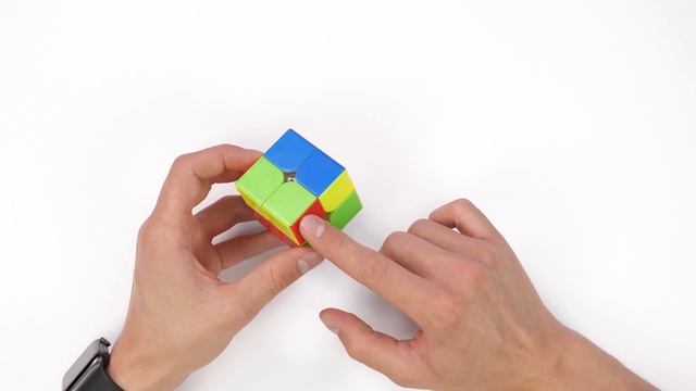 HOW TO SOLVE A 2X2 RUBIK’S CUBE | the easiest way (no algorithm) смотреть онлайн