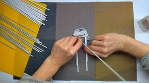 Плетение из бумажной лозы."Сова"