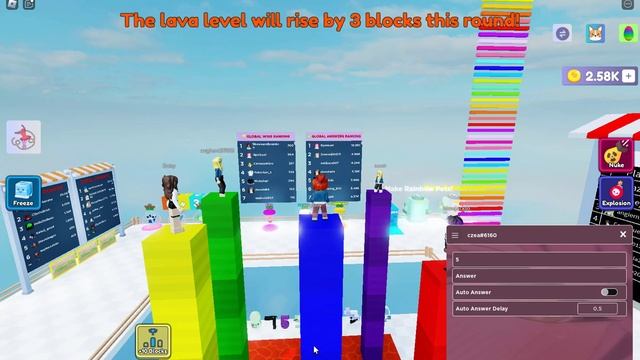 Math Answer or Die Roblox Script смотреть онлайн
