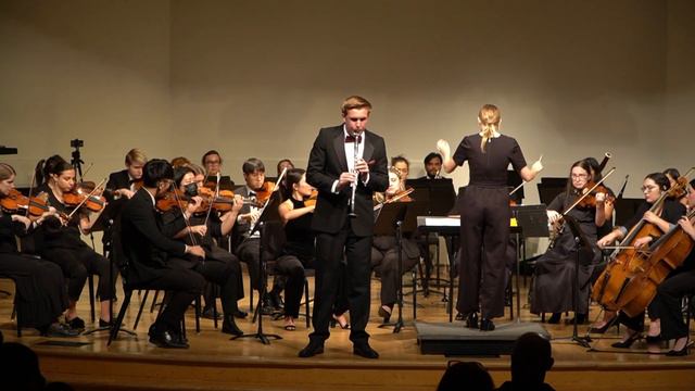 Weber Clarinet Concertino for Clarinet and Orchestra with APU Symphony смотреть онлайн